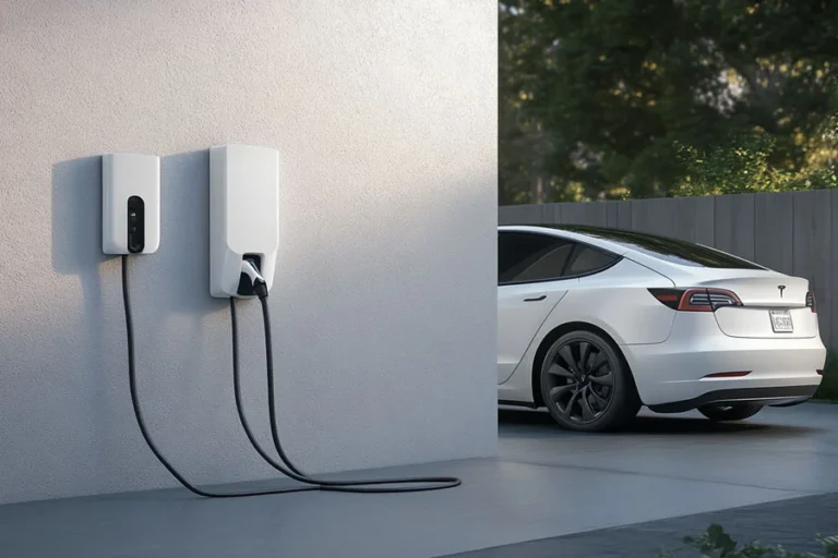 Tesla charger with app control
